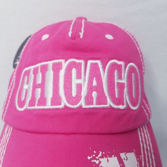 City Hats Unisex Pink Chicago Baseball Style - NWT - Picture 2 of 10